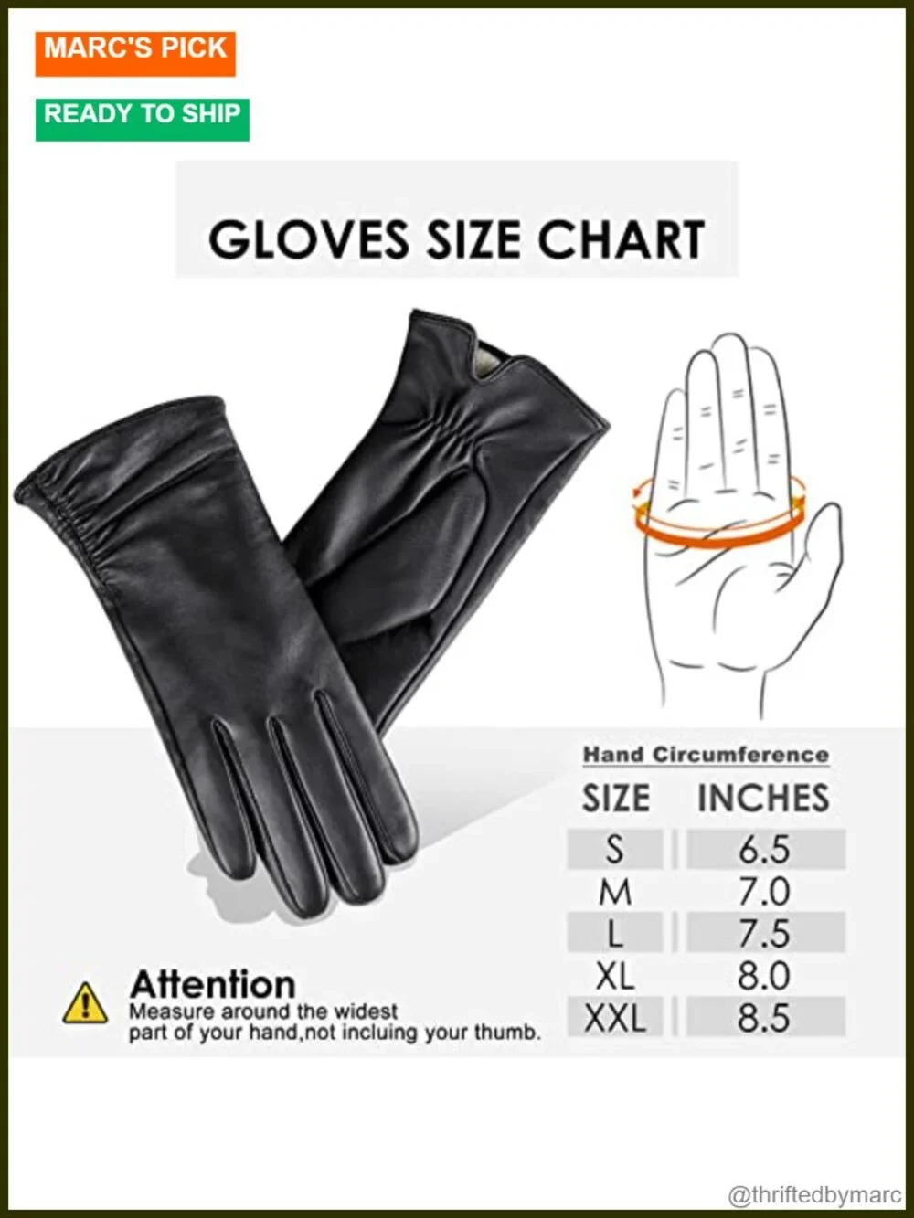 Genuine Leather Touchscreen Texting Driving Gloves with Cashmere Lining